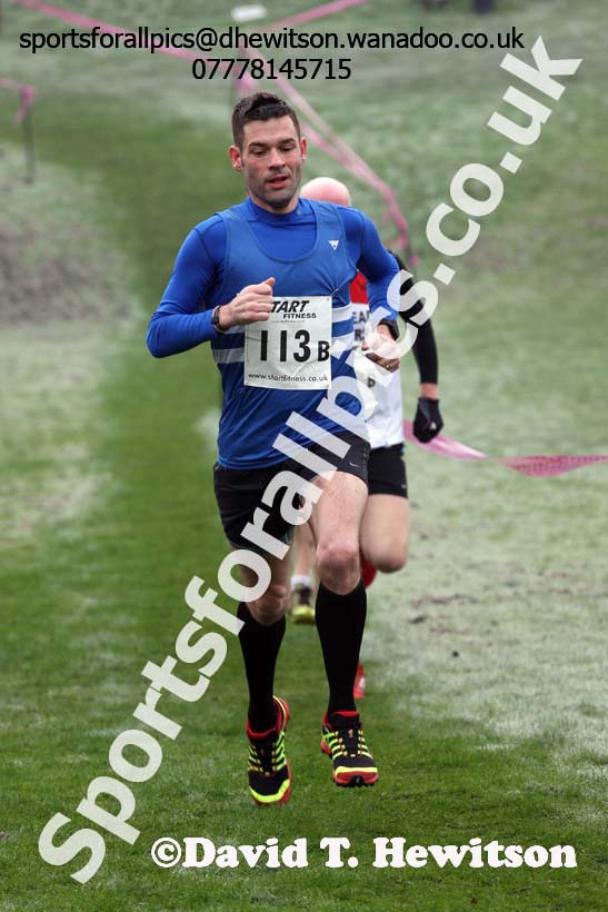 Veterans race, Durham Cathedral Cross Country Relays. Photo: David T. Hewitson/Sports for All Pics